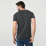 Charger l'image dans la galerie, T-shirt Col V gris anthracite