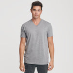 Charger l'image dans la galerie, T-Shirt col V gris chiné