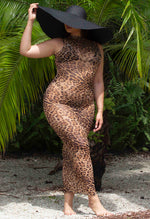 Charger l'image dans la galerie, Adonis Sheer Cover Up - Leopard