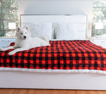 Charger l'image dans la galerie, Couverture pour chien (Carreaux rouges) - PupProtector™