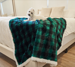 Charger l'image dans la galerie, Couverture pour chien (Carreaux verts) - PupProtector™