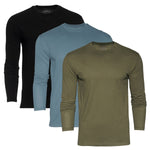 Charger l'image dans la galerie, Le pack 3 t-shirt à manches longues et col ras du cou