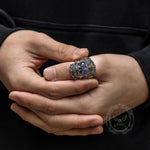 Charger l'image dans la galerie, Kapala Bague tête de mort en acier inoxydable