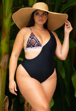 Charger l'image dans la galerie, Kai Une pièce - Imprimé serpent