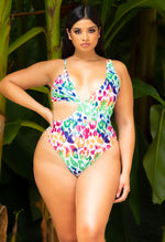 Charger l'image dans la galerie, Kai Une pièce - Imprimé guépard tropical