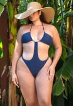 Charger l'image dans la galerie, Caden Monokini - Denim Blue