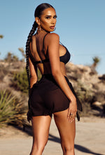 Charger l'image dans la galerie, Aria Sheer Sarong - Black