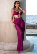 Charger l'image dans la galerie, Elias 3 Piece Pants Set - Wine