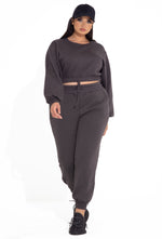 Charger l'image dans la galerie, Erin 2 Piece Sweat Set - Steel Grey