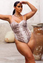 Charger l'image dans la galerie, Micah One Piece - Taupe Snake