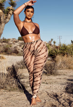 Charger l'image dans la galerie, Niccolo 3 Piece Pants Set - Mocha Latte Zebra