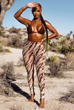 Charger l'image dans la galerie, Niccolo 3 Piece Pants Set - Mocha Latte Zebra