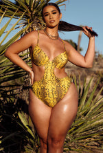 Charger l'image dans la galerie, Nyke One Piece - Mustard Snake