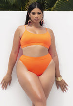 Charger l'image dans la galerie, Orion Ribbed Bikini - Orange