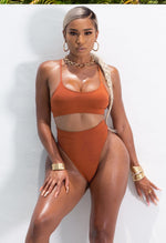 Charger l'image dans la galerie, Orion Ribbed Bikini - Rust