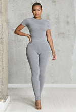 Charger l'image dans la galerie, Matte Basix Sculpt Leggings - Light Grey