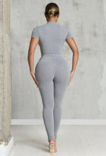 Charger l'image dans la galerie, Matte Basix Sculpt Leggings - Light Grey