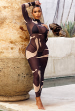 Charger l'image dans la galerie, Tyler Sheer Cover Up - Black/Nude