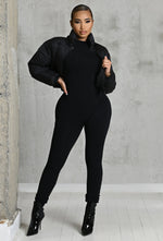 Charger l'image dans la galerie, Matte Basix Sculpt Jumpsuit - Black