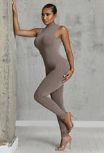 Charger l'image dans la galerie, Matte Basix Sculpt Jumpsuit - Nude