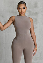 Charger l'image dans la galerie, Matte Basix Sculpt Jumpsuit - Nude