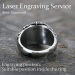 Charger l'image dans la galerie, Chauve-souris volantes - Bague en acier inoxydable avec pierres précieuses