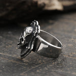 Charger l'image dans la galerie, Bouclier fantôme - Bague tête de mort en acier inoxydable