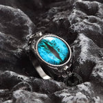 Charger l'image dans la galerie, Gothic Angel Evil Eye Bague en acier inoxydable