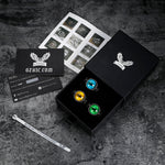 Charger l'image dans la galerie, Gothic Angel Evil Eye Bague en acier inoxydable