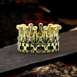 Charger l'image dans la galerie, Gothic Crown Stainless Steel Punk Ring 04 | Gthic.com