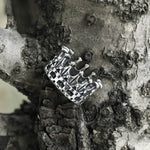 Charger l'image dans la galerie, Couronne gothique Bague punk en acier inoxydable