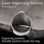 Charger l'image dans la galerie, Bague en acier inoxydable avec pierres précieuses à motif gothique