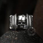 Charger l'image dans la galerie, Bague tête de mort en acier inoxydable à motif gothique