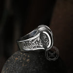 Charger l'image dans la galerie, Bague tête de mort en acier inoxydable à motif gothique