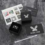 Charger l'image dans la galerie, Bague tête de mort en acier inoxydable à motif gothique