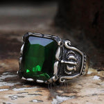 Charger l'image dans la galerie, Couronne gothique Bague en acier inoxydable CZ