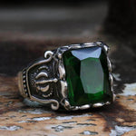 Charger l'image dans la galerie, Gothic Crown Stainless Steel CZ Ring - GTHIC