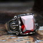 Charger l'image dans la galerie, Gothic Crown Stainless Steel CZ Ring - GTHIC