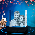 Charger l'image dans la galerie, Crystal ArtPix 3D Palerme Home (modèle carré)