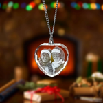 Charger l'image dans la galerie, Crystal ArtPix 3D Palerme Home (modèle collier en coeur)