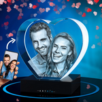 Charger l'image dans la galerie, Crystal ArtPix 3D Palerme Home (modèle coeur)