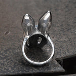 Charger l'image dans la galerie, Bague en acier inoxydable tête de lapin crâne de lapin