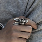 Charger l'image dans la galerie, Bague en acier inoxydable tête de lapin crâne de lapin