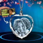 Charger l'image dans la galerie, Crystal ArtPix 3D Palerme Home (modèle collier en coeur)