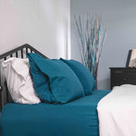 Charger l'image dans la galerie, Drap-housse + Drap plat + 2 taies d'oreiller standard - luxe - Cosy House