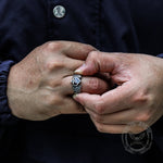 Charger l'image dans la galerie, Bague Vintage Heart en acier inoxydable