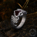 Charger l'image dans la galerie, Bague Vintage Heart en acier inoxydable