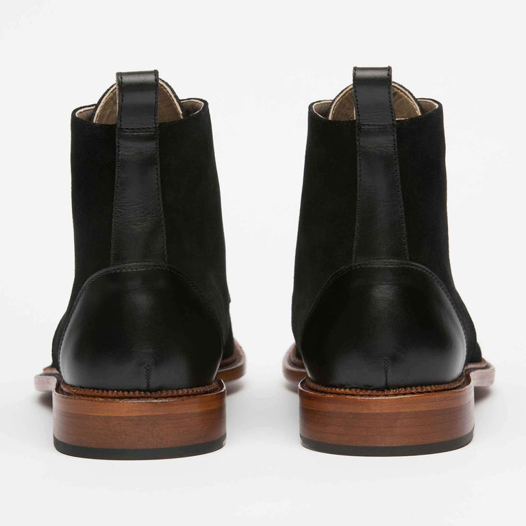 Chaussures italiennes en cuir Palerme Home™ - Noir Mat