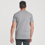 Charger l&#39;image dans la galerie, T-Shirt col V gris chiné
