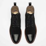 Charger l&#39;image dans la galerie, Chaussures italiennes en cuir Palerme Home™ - Noir Mat
